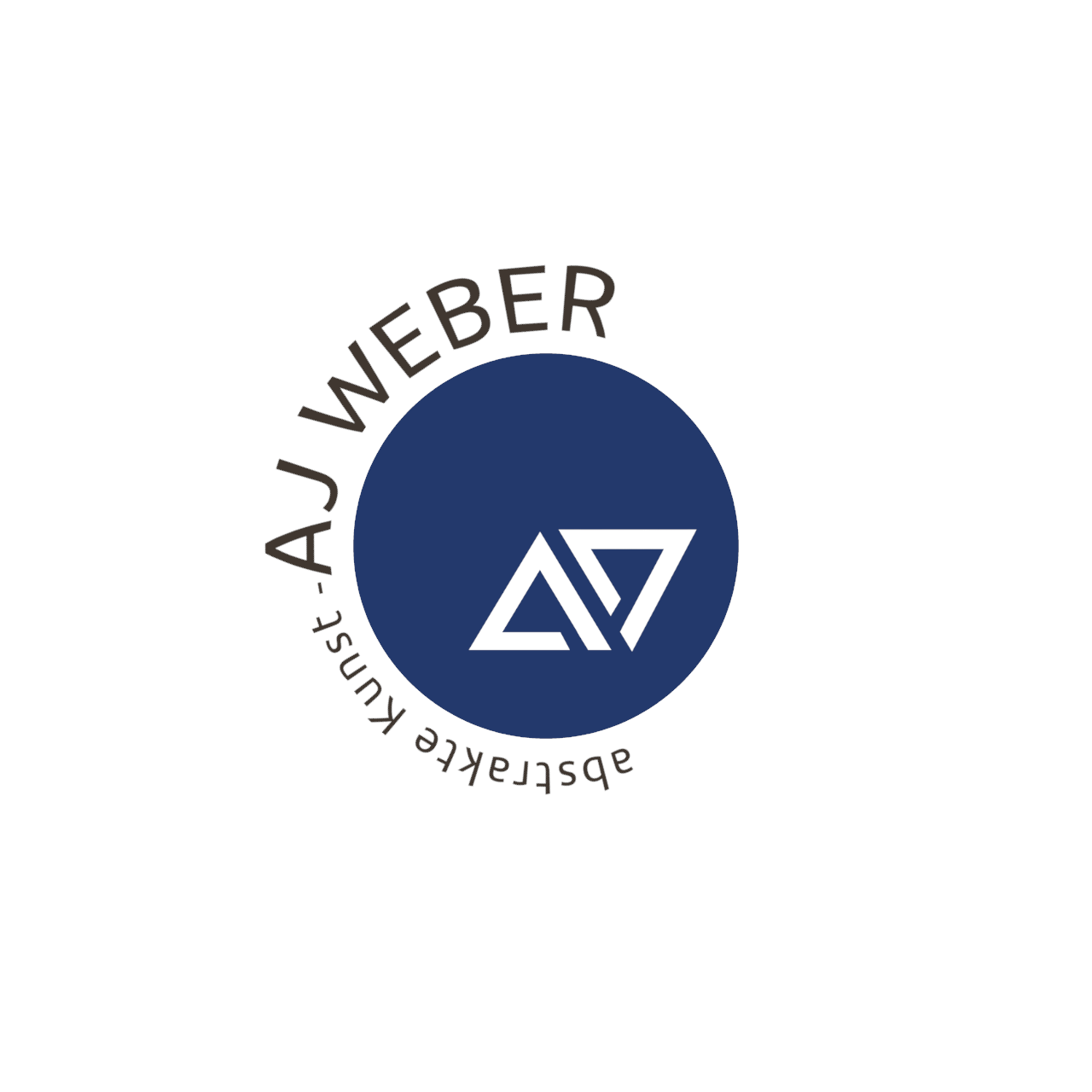 AJ Weber abstrakte Kunst Logo