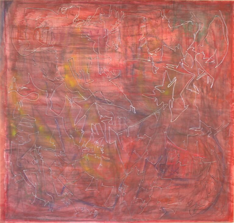 Innere Welten von AJ Weber abstraktes Kunstwerk auf Leinwand